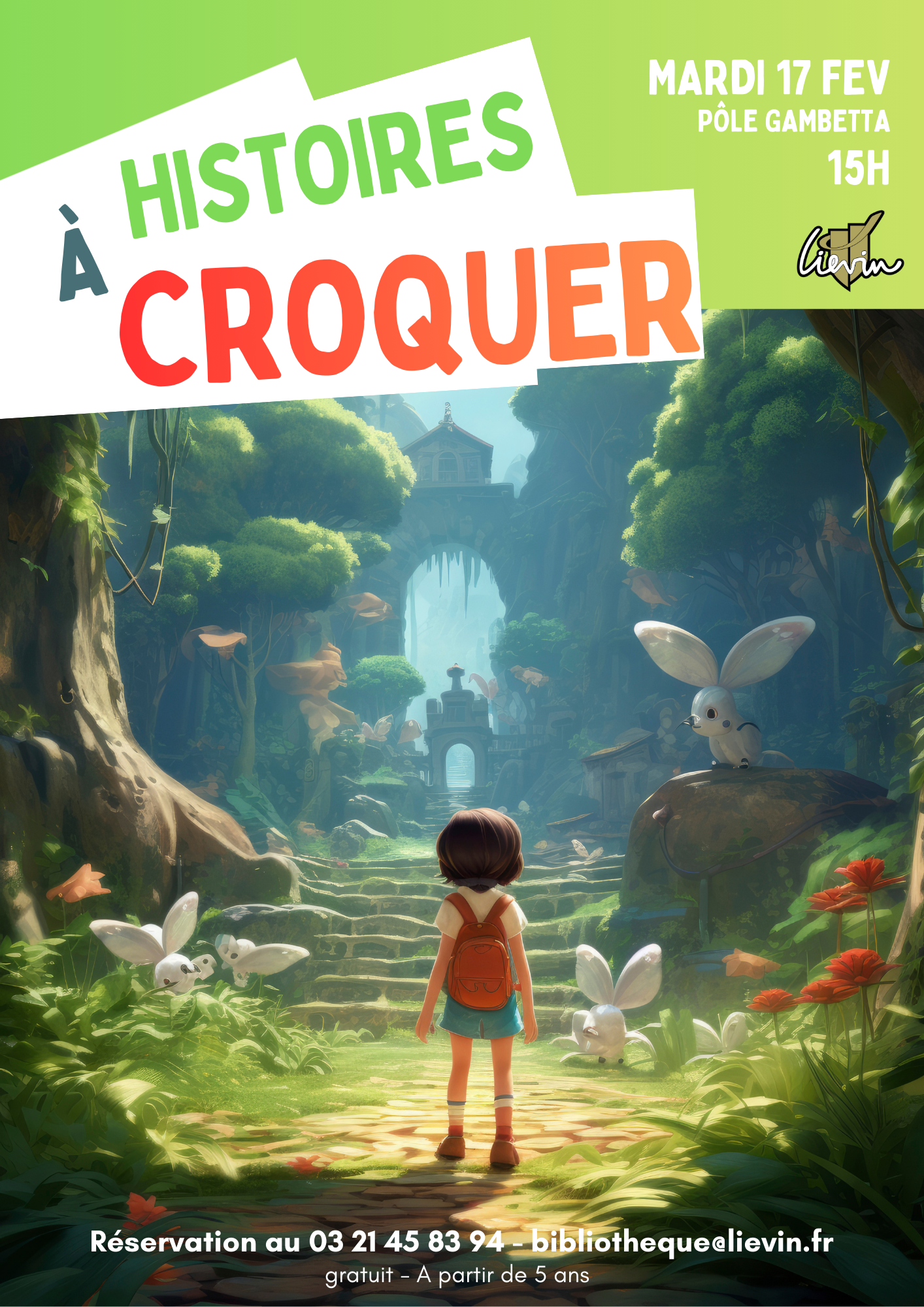 Enfant dans un monde imaginaire