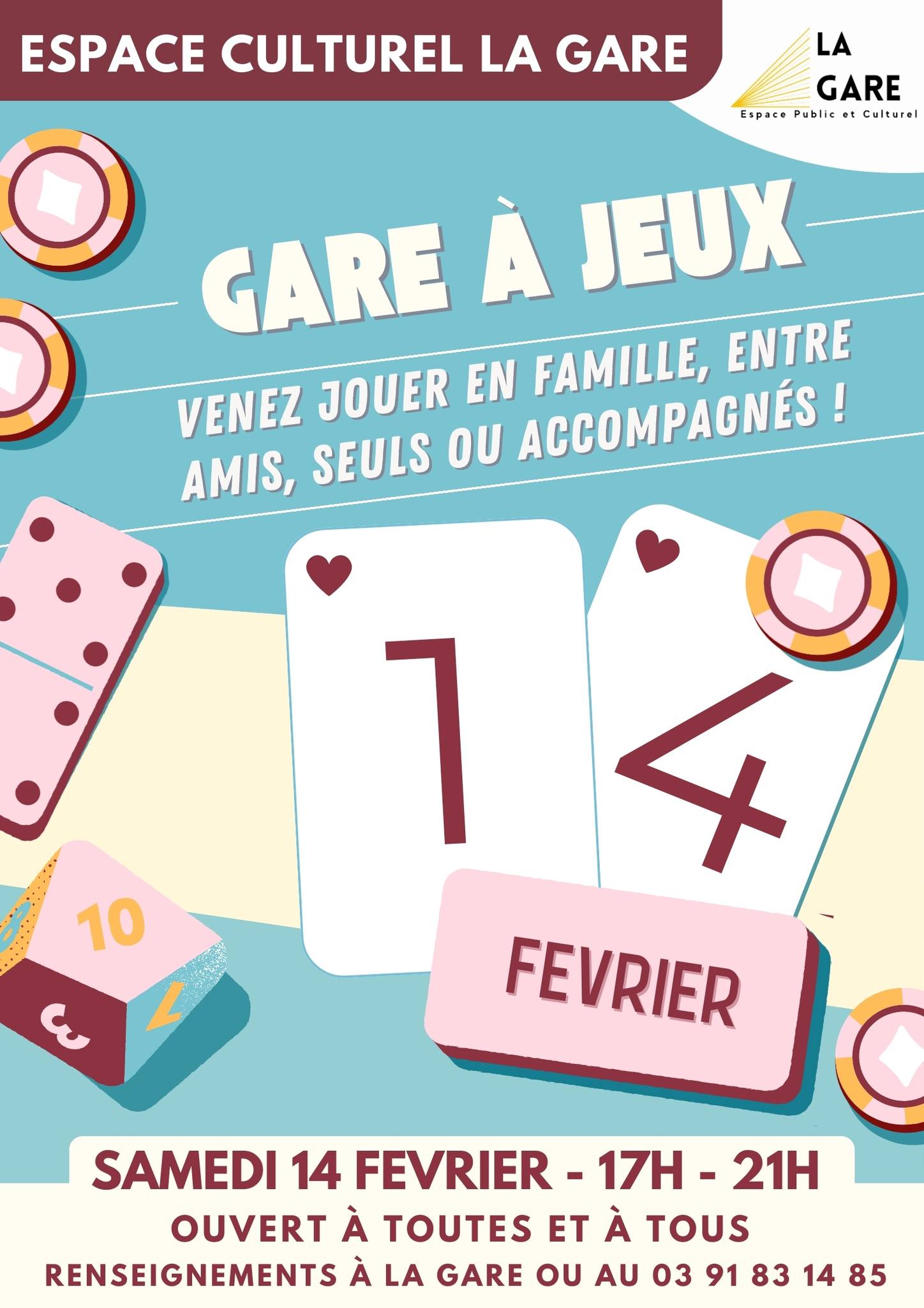 Gare à jeux 14/02