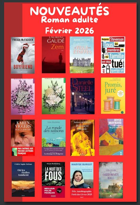 nouveauté romans adulte